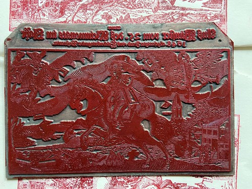 Klischee buchdruck stempel - klischee,