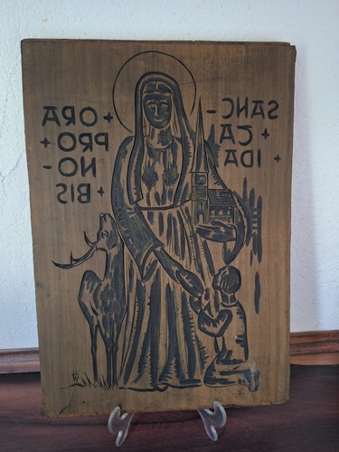 Alter holzschnitt druckstock - alter,