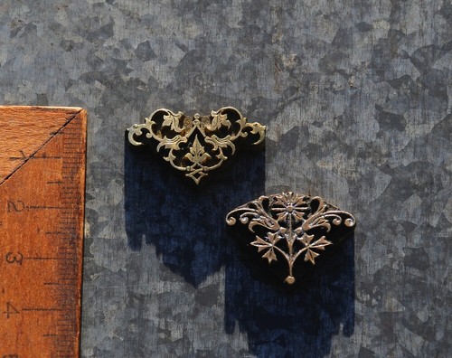 Messingornament - 2x,