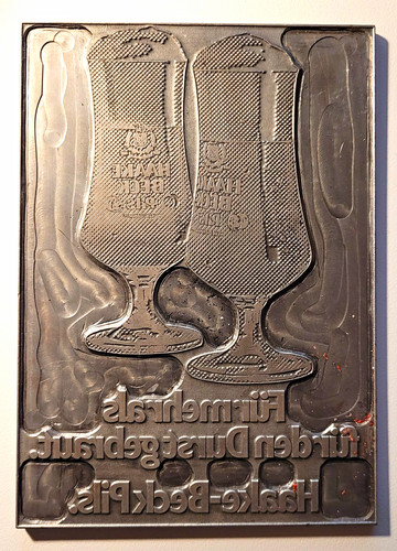 Buchdruck druckplatte stempel - buchdruck, druckplatte/stempel