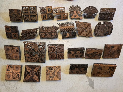 Originale batikstempel - 24,