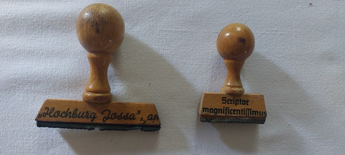 Antike holzstempel vintage - 2,