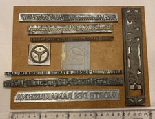 Konvolut Prägestempel