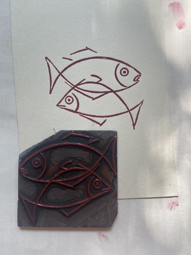 Klischee buchdruck stempel - klischee,