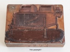 Antiker Buchdruck Klischee /