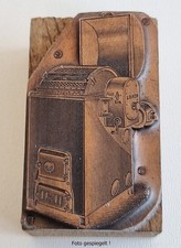 Antiker Buchdruck Klischee /