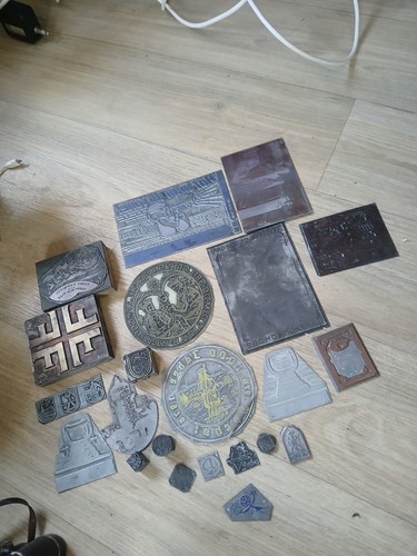 Konvolut alter druckplatten - alter,